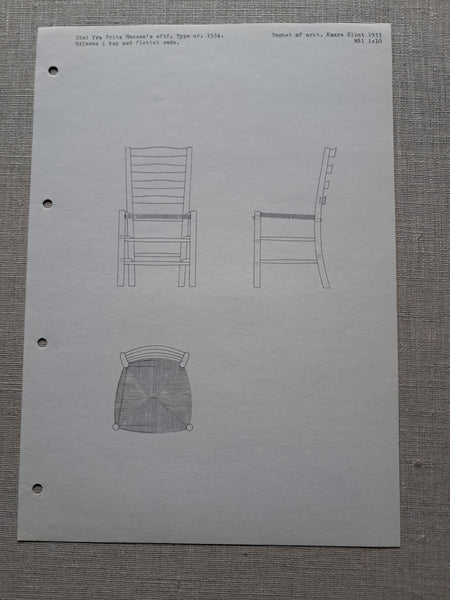 Møbeltegning - Kaare Klint