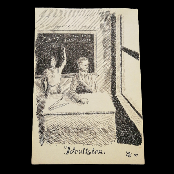 J. L. Jacobsen - stregtegning