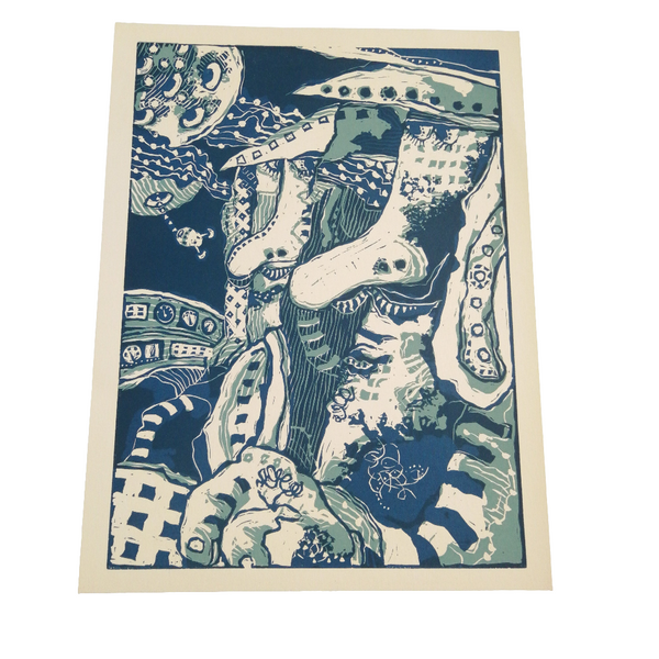 Jørn Særker Sørensen - linoleumssnit