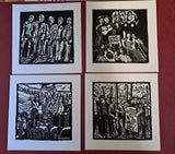 Thomas Kruse - sæt af 27 linoleumstryk