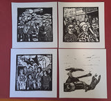 Thomas Kruse - sæt af 27 linoleumstryk