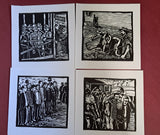 Thomas Kruse - sæt af 27 linoleumstryk