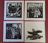 Thomas Kruse - sæt af 27 linoleumstryk