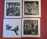 Thomas Kruse - sæt af 27 linoleumstryk