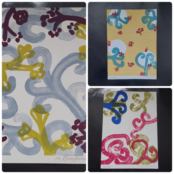 Milena Bonifacini  - 3 litografier