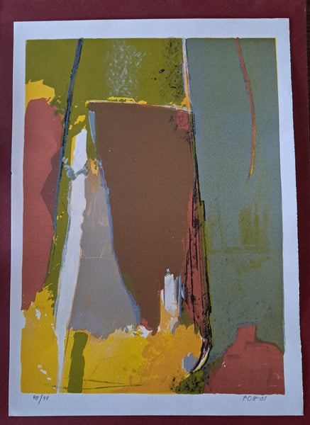 Poul Oskar Hansen - litografi