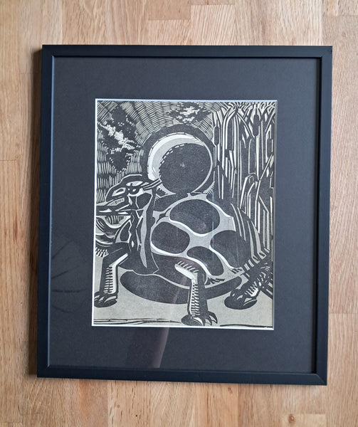 Axel Salto  - træsnit