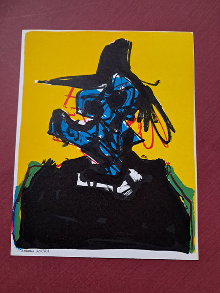 Antonio Saura - Litografi