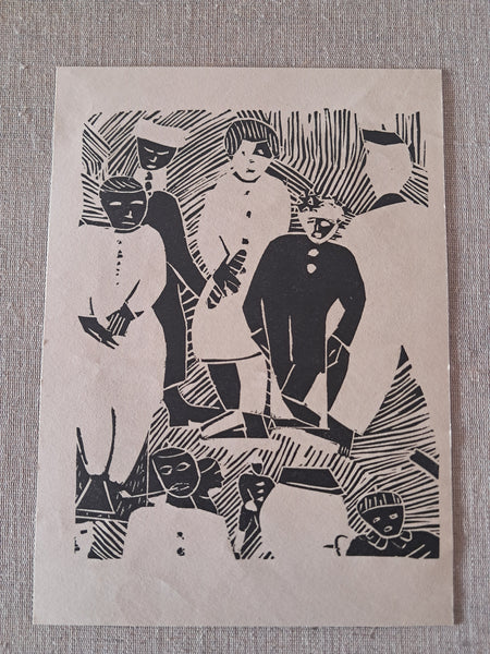 Else Alfelt - linoleumstryk