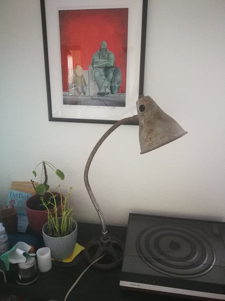 Vintage industriel bordlampe